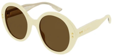 Gucci Zonnebril Gucci , Yellow , Dames - ONE Size