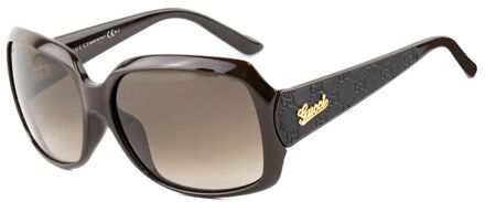 Gucci Zwarte Acetaat Zonnebril