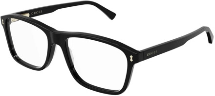 Gucci Zwarte brillenframes Gucci , Black , Unisex - 58 MM