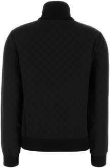 Gucci Zwarte Jacquard Sweatshirt - maat L