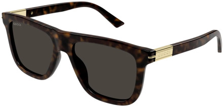 Gucci Zwarte zonnebril Gg1502S Gucci , Black , Heren - 54 MM