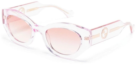 Gucci Zwarte zonnebril met accessoires Gucci , Black , Dames - 52 MM