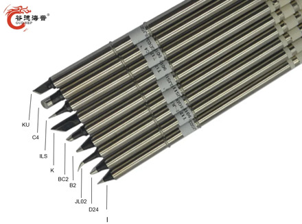 Gudhep High Grade Black T12 Soldering Iron Tips T12-K BC2 D24 C4 JL02 B2 KU I ILS for FX951 FX950 Soldering Rework Station