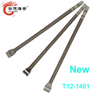Gudhep New T12 Soldering Tips T12-1401 Replacement Welding Tips for fx951 Soldering Rework Station
