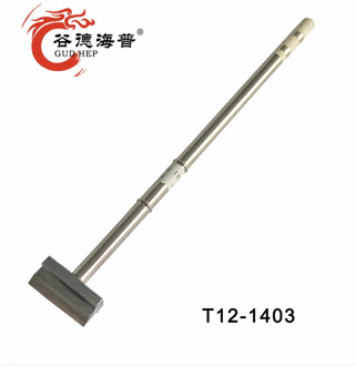 Gudhep T12-1403 Spatula typeSoldering Iron Tips for FX951 FX950 Soldering Station FM2028 FX9501 Handle