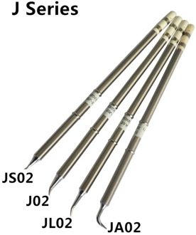 Gudhep T12 Soldering Iron Tips Bent type Welding tools for fx951 T12 Soldering Rework Station Solder Tips T12-J02 JL02 JS02