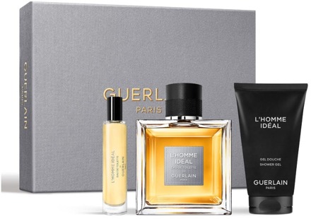 Guerlain Geschenkset Guerlain L'homme Ideal Gift Set 10 ml + 75 ml + 100 ml