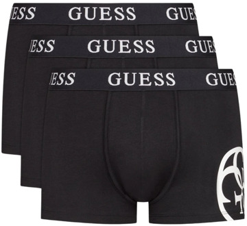 Guess 3-Pack Boxershorts met Groot Logo Guess , Black , Heren - Xl,L,M,S