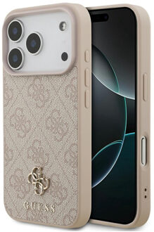 Guess 4G Metal Logo Backcover MagSafe voor de Apple iPhone 17 Pro Max - Roze