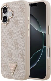 Guess 4G Metal Logo Backcover MagSafe voor de Apple iPhone 17 - Roze