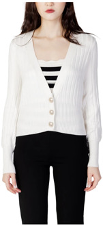 Guess Agnes Cardi Sweater - Blijf warm en stijlvol Guess , White , Dames - XS