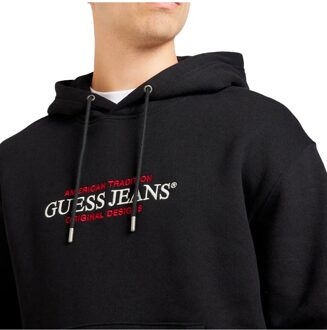 Guess American Tradition-Sweater Met Capuchon Zwart - S