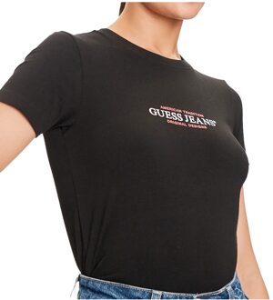 Guess Amerikaans T-shirt voor dames Zwart - S