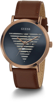 Guess Analoog Horloge In Silicone Bruin - T/U