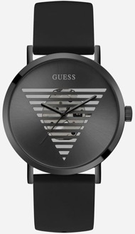 Guess Analoog Horloge In Silicone Zwart - T/U