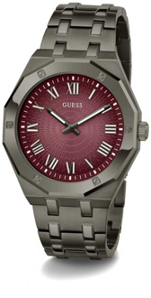 Guess Analoog Horloge In Staal Zwart - T/U