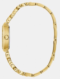 Guess Analoog Horloge Kristallen Goud - T/U