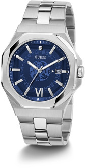 Guess Analoog Horloge Met Datumaanduiding Zilver - T/U