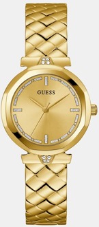 Guess Analoog Horloge Met Kristallen Goud - T/U