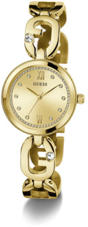 Guess Analoog Horloge Met Kristallen Goud - T/U