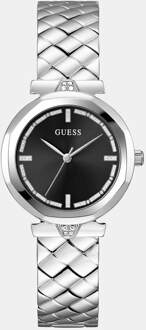 Guess Analoog Horloge Met Kristallen Zilver - T/U