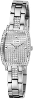 Guess Analoog Horloge Met Kristallen Zilver - T/U