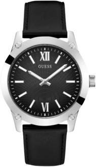 Guess Analoog Horloge Met Suède Bandje Zilver - T/U