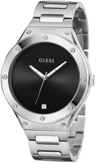 Guess Analoog Horloge Staal Zilver - T/U