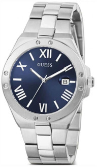 Guess Analoog Horloge Staal Zilver - T/U