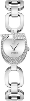 Guess Analoog Horloge Wijzerplaat G-Logo Zilver - T/U