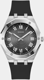 Guess Analoog Siliconen Horloge Zwart - T/U