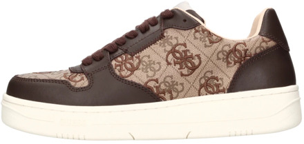 Guess Ancona Sneakers Gemengd Leer Beige multi - 42