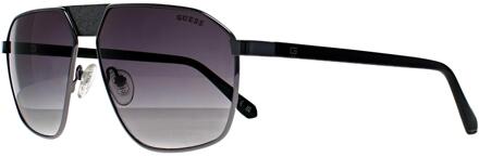 Guess Aviator Heren Glimmend Gunmetal Rook GU00086 - maat Grijs
