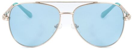 Guess Aviator Zonnebril Gu7724 - maat Lichtblauw