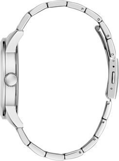 Guess Badge Heren Horloge Zilverkleurig GW0782G3 - maat