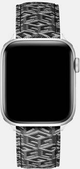 Guess Bandje Met Apple Watch-Logo All-Over Blauw - T/U