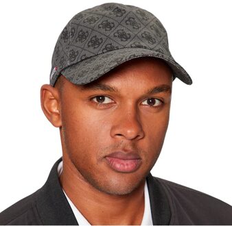 Guess baseballpet voor heren met 4G-logo Zwart - One Size