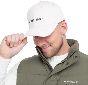 Guess baseballpet voor heren Wit - One Size
