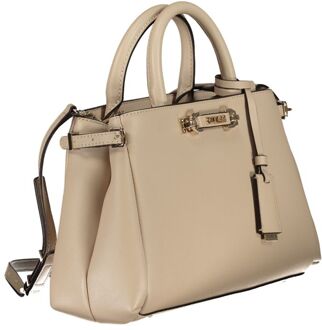 Guess Beige Polyethyleen Handtas - maat