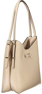 Guess Beige Polyethyleen Handtas - maat