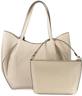 Guess Beige Polyethyleen Handtas