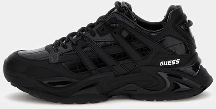 Guess Belluna Hardloopschoenen Inzetstukken Krokolak Zwart - 40