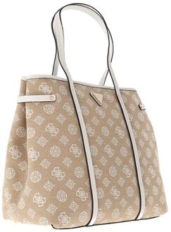 Guess Beyza Handtas Wit - One Size