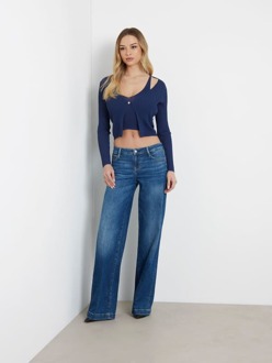 Guess Blauwe Jeans met Rits Guess , Blue , Dames - W26,W27