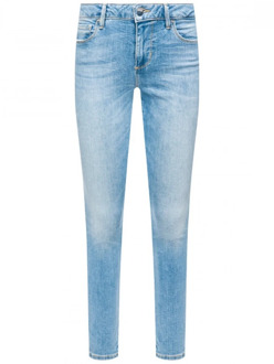 Guess Blauwe Skinny Denim Jeans Guess , Blue , Dames - W24,W25