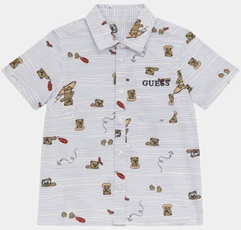 Guess Blouse Met Print All-Over Wit multi - 4