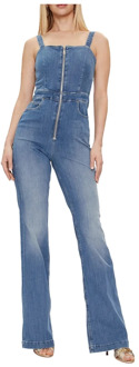 Guess Bootcut Jeans-Jumpsuit Blauw - 25