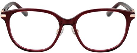Guess Bordeaux Acetaat Bril - maat Donkerrood