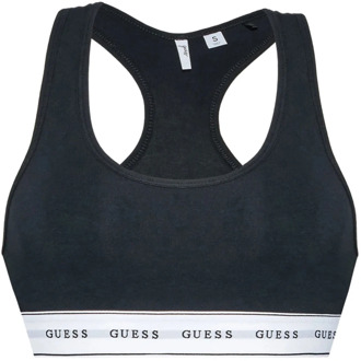 Guess Bralette Met Logoband Zwart