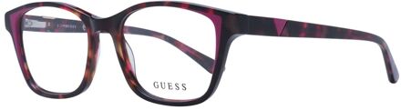 Guess Bril Classic Acetaat Donker Bruin